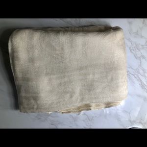 6 foot beige scarf